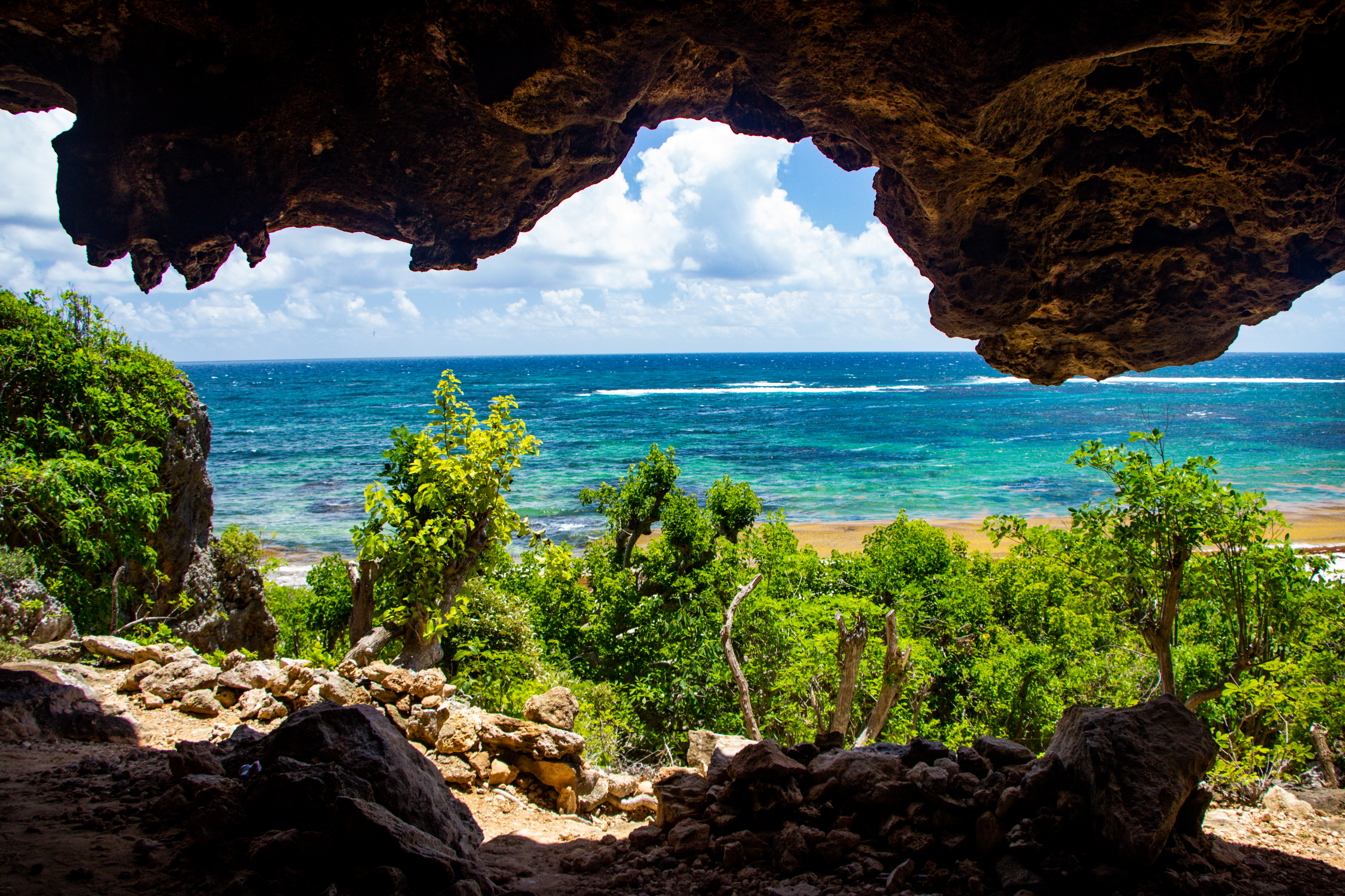 BARBUDA Two Foot Bay Cave and Historic Outpost
