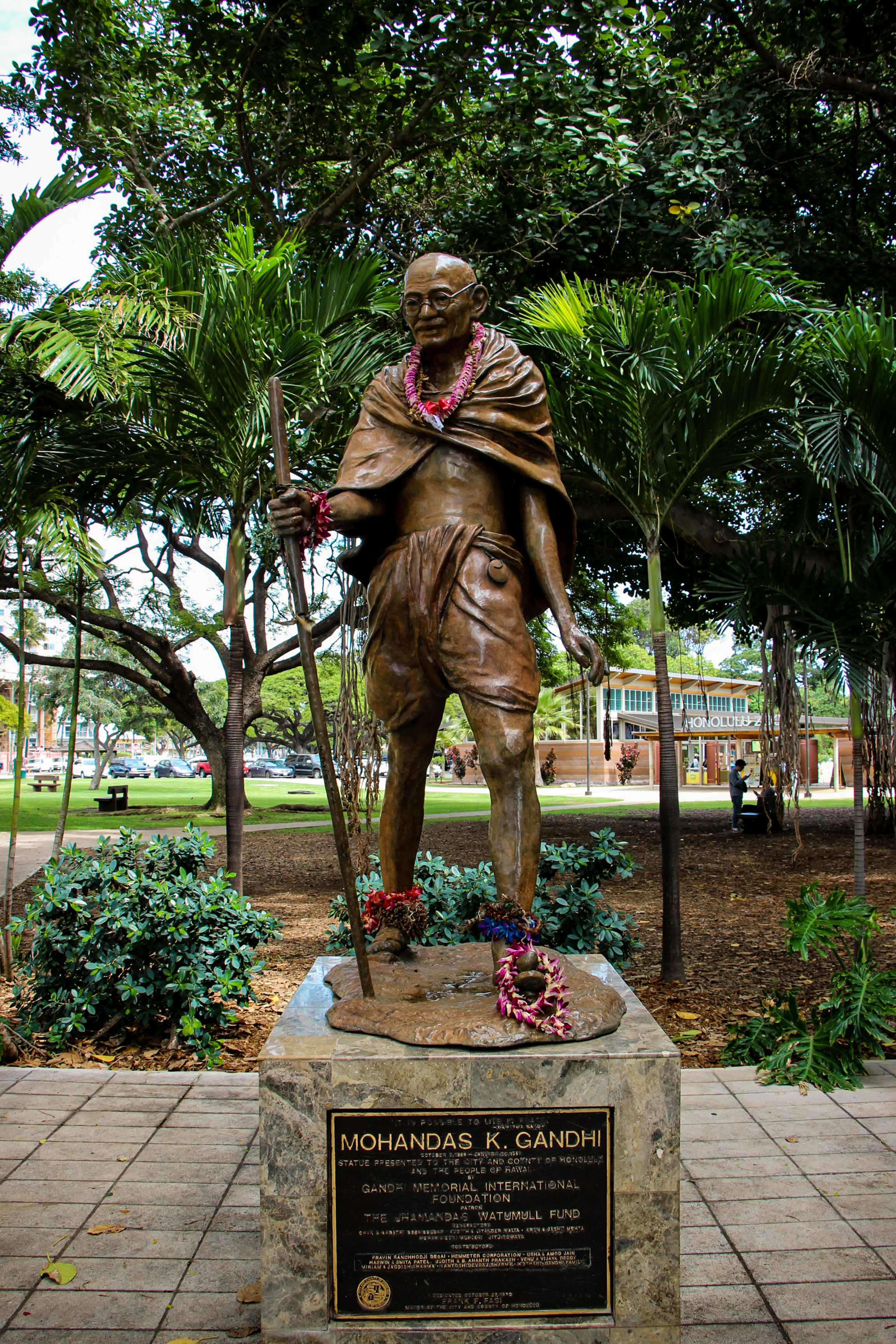 Gandhi Statue Estátua de gandhi