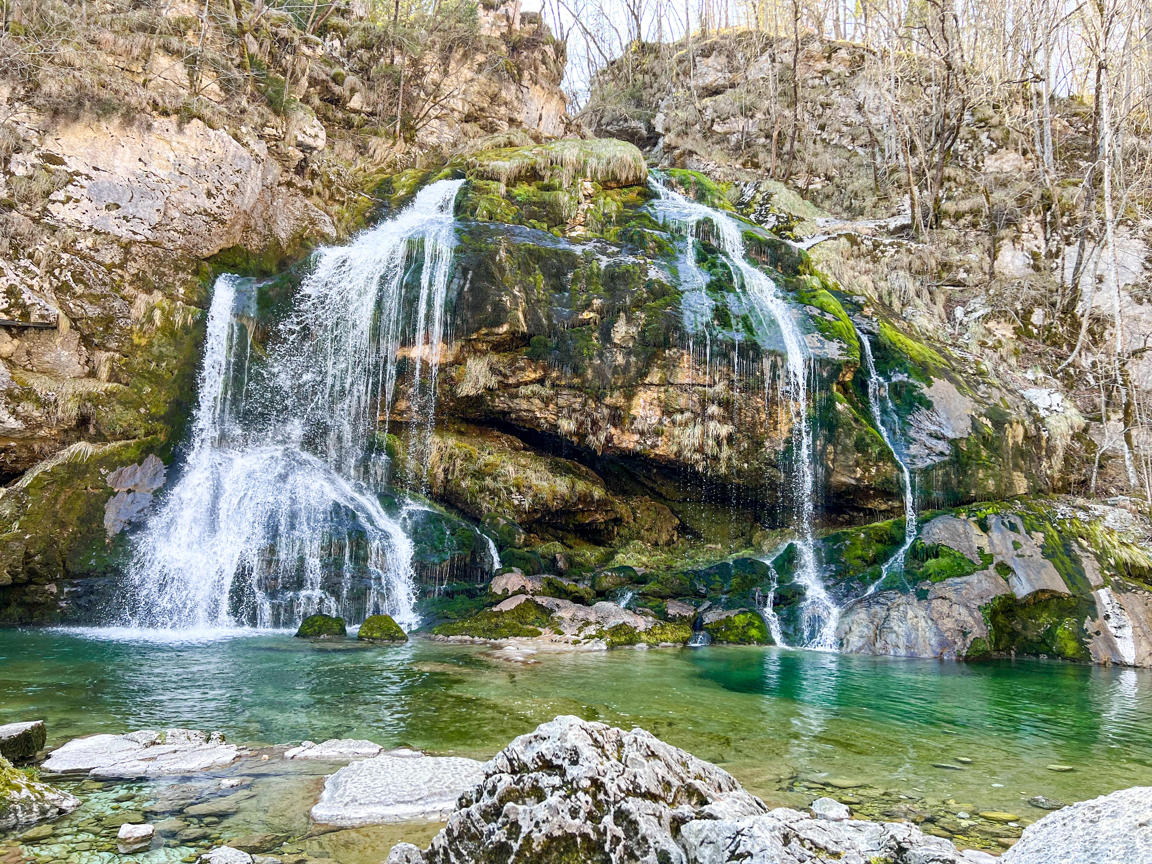 VALE DO RIO SOČA: BOVEC cascata de Virje