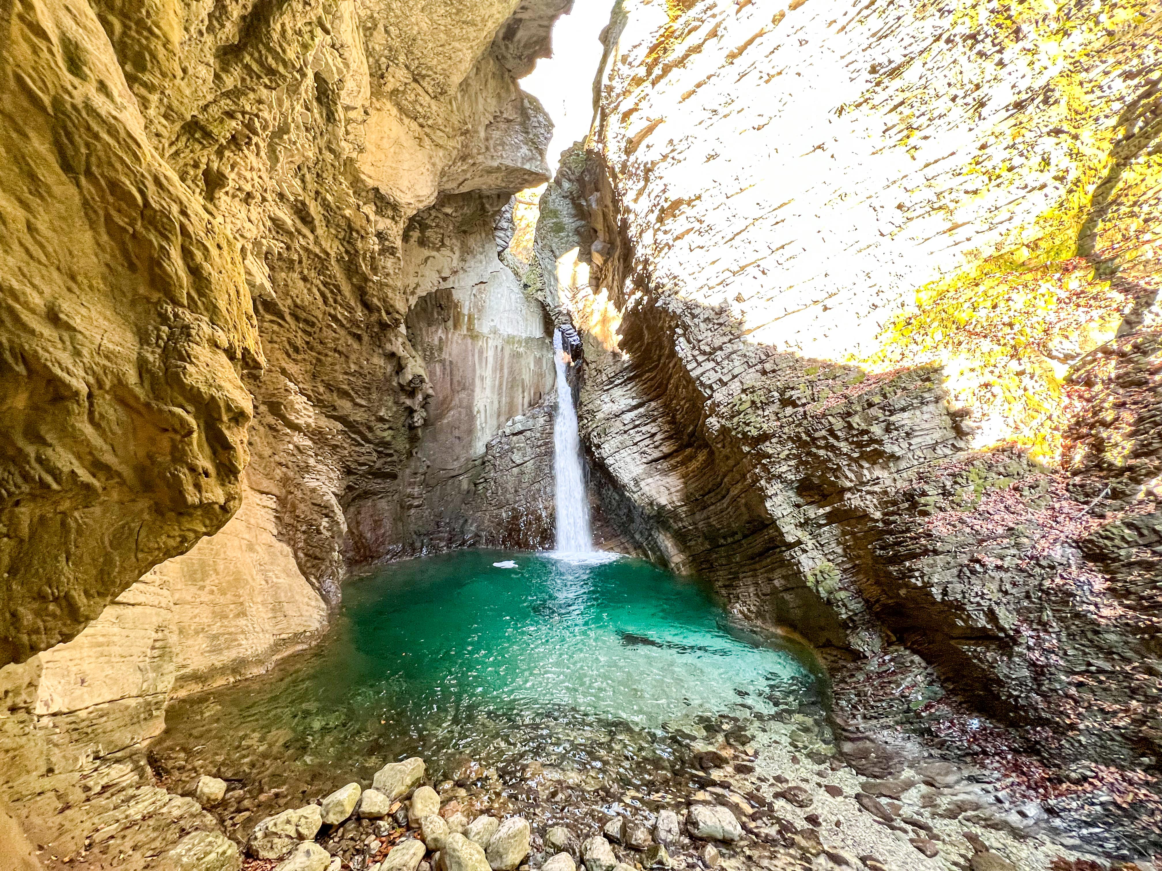 VALE DO RIO SOČA: Cachoeira Veliki Kozjak