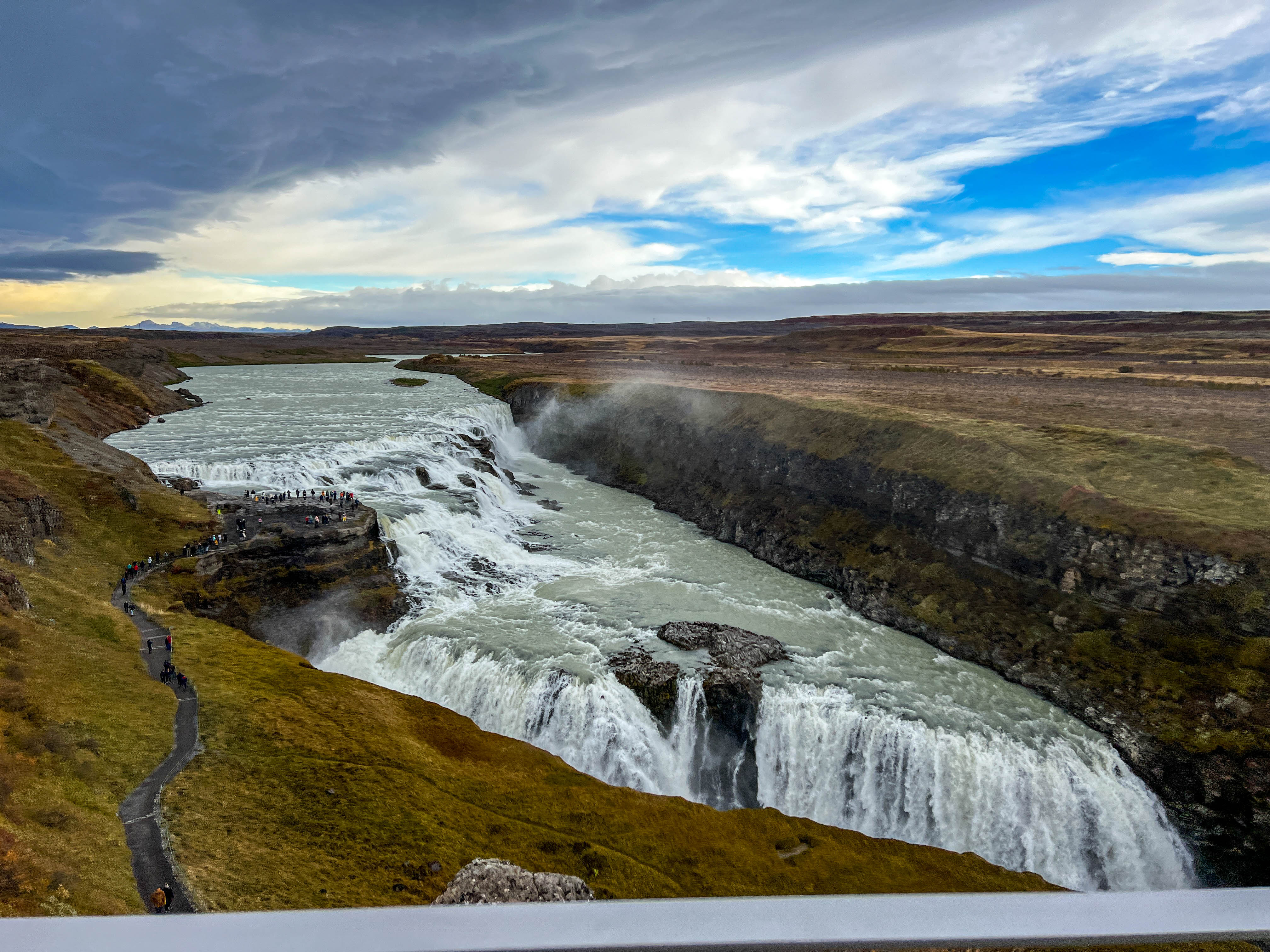 ISLÂNDIA Cachoeira de Gullfoss